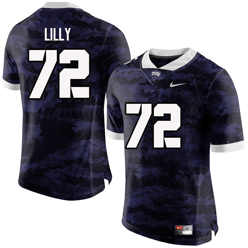 Men #72 Bob Lilly TCU Horned Frogs College Football Jerseys-Purple - Click Image to Close